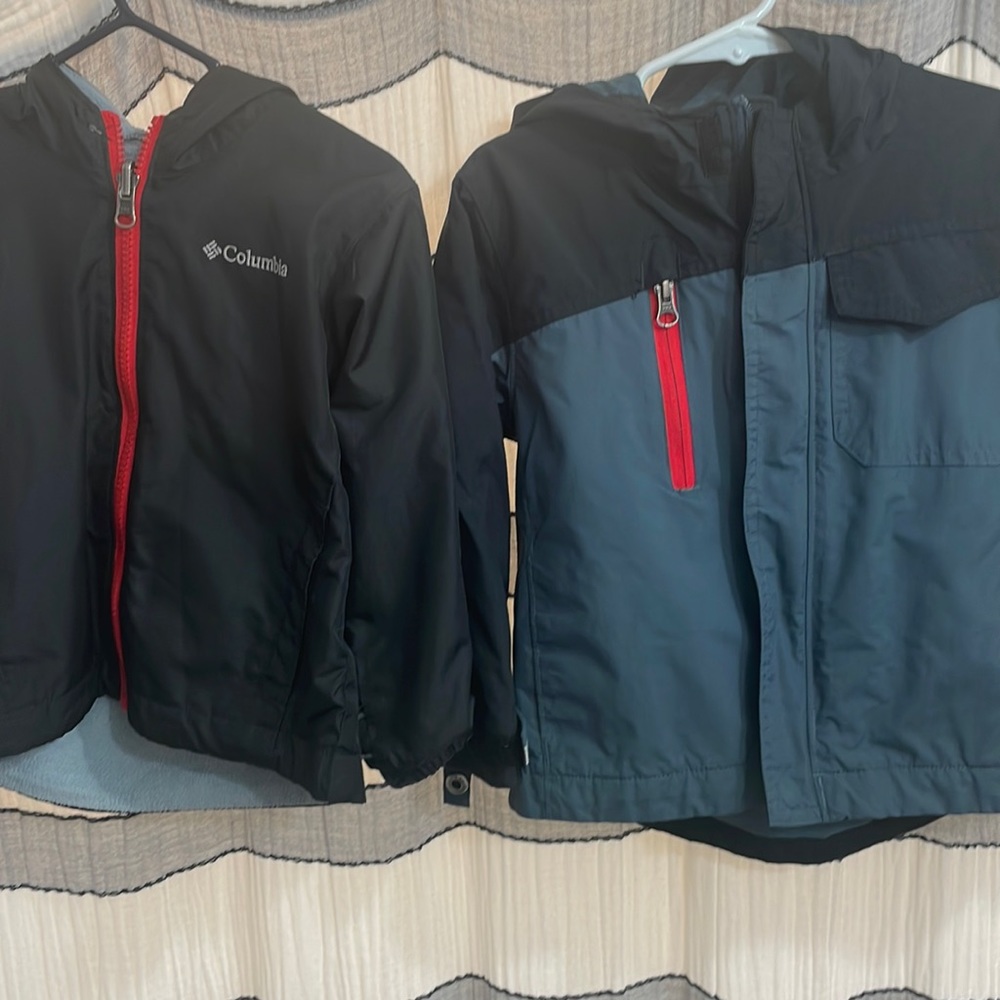 Columbia winter jacket 2 piece interchange